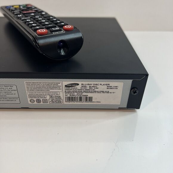 Samsung BD-EM57C Blu-Ray Player Tested And Working With Remote READ - Picture 8 of 11